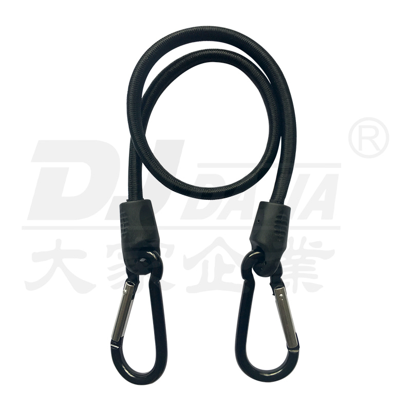 Per bungee funibus cum duplici iniectio Iungo carabiners